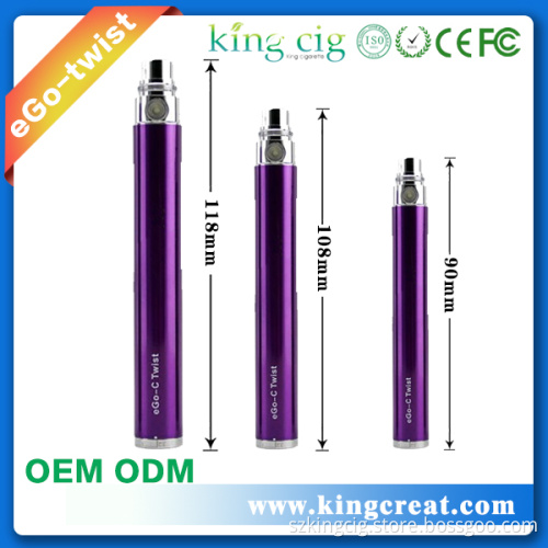 Factory Promotion! EGO C Twist Evod Twist EGO Battery of Hi Quality